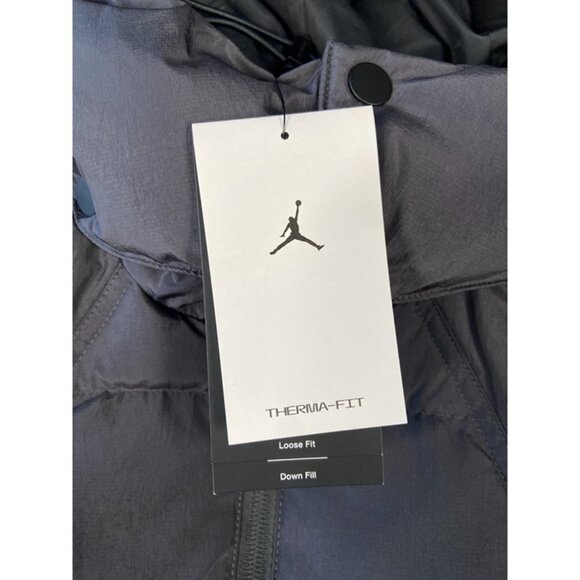 Air Jordan Therma-Fit Down Jacket Size Small Men Anthracite Full-Zip FV7219-060 - Picture 7 of 10